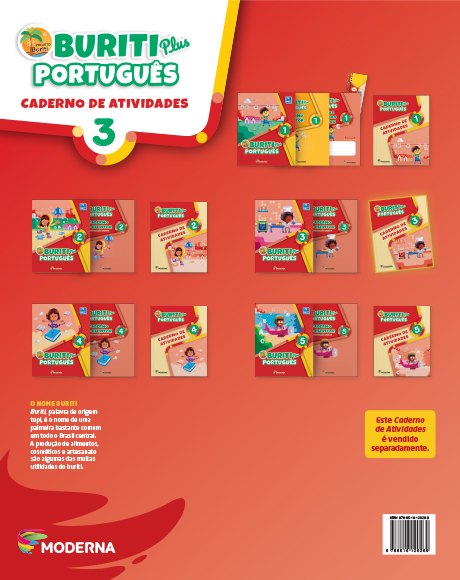 Caderno - Buriti Plus Português 3 - verso